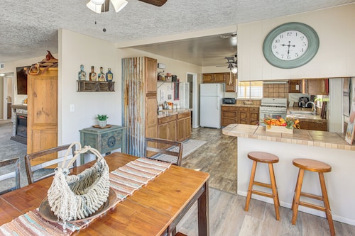 On 17-Acre Lot w/ Barn & Patio: Rural Aztec Home