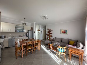 Apartment, 2 Bedrooms, Balcony, City View | Living area - Olive Hill Apartment (Farkë)