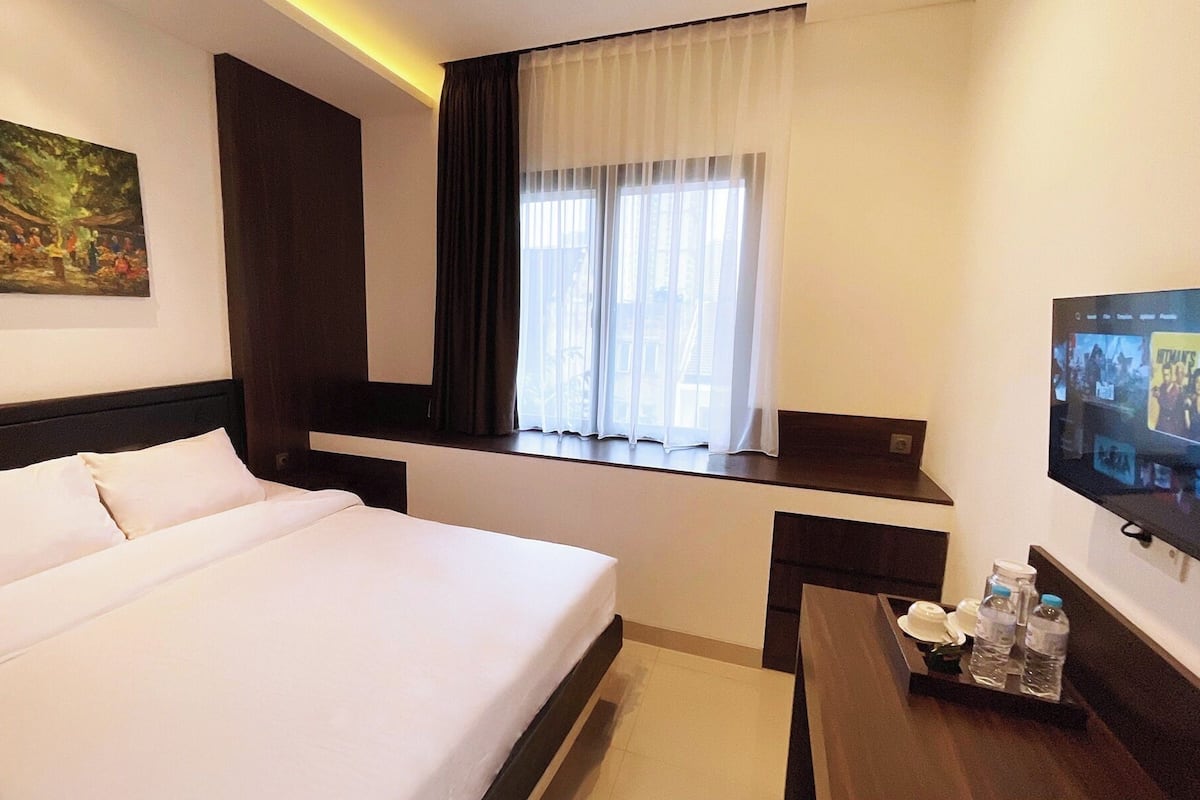 Double Room | Meja, Wi-fi percuma, cadar katil 