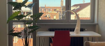 Exclusive penthouse with panoramic terrace and private pool in the center of Alba