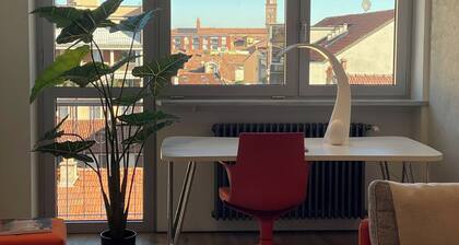 Exclusive penthouse with panoramic terrace and private pool in the center of Alba