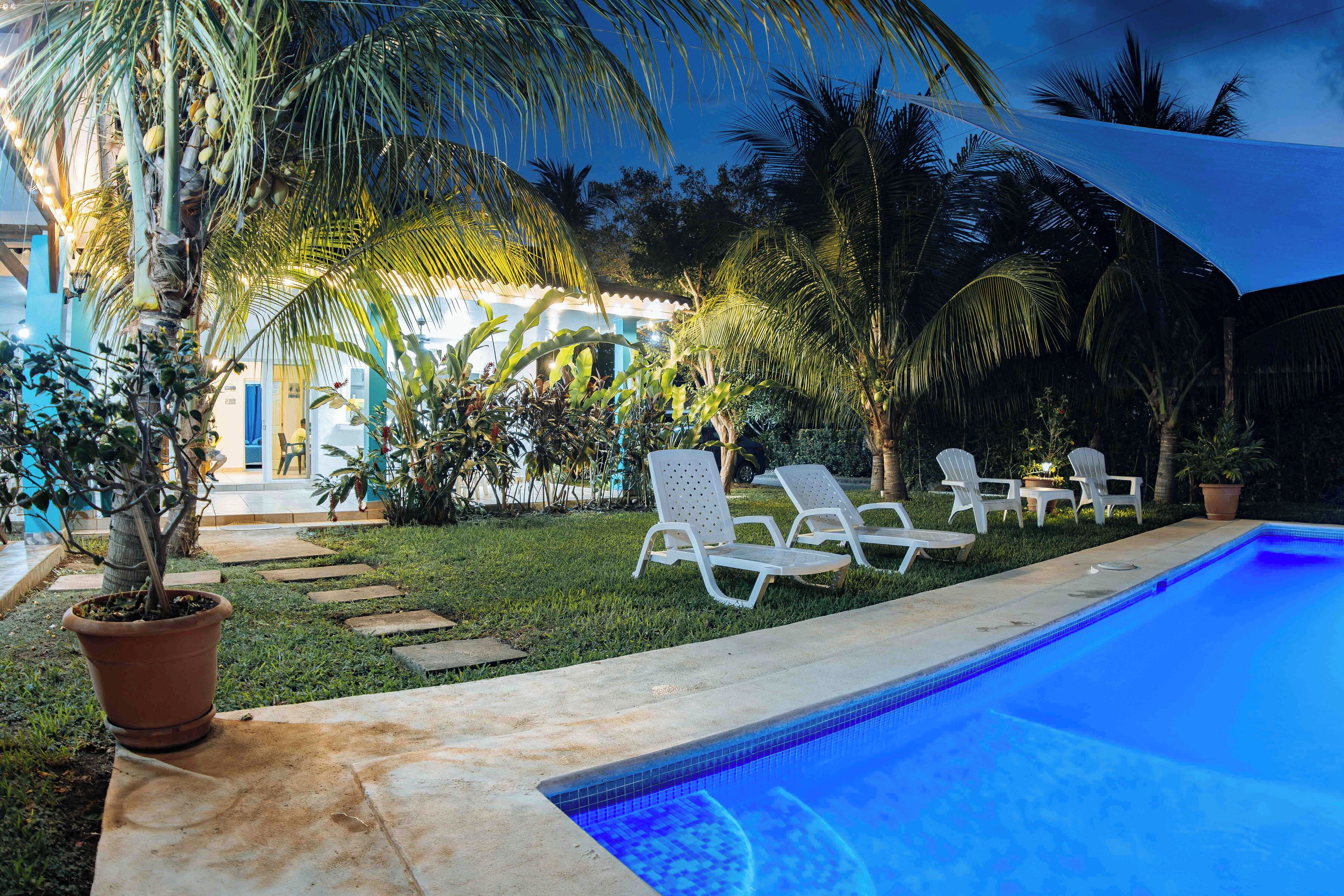 Alberca al aire libre 