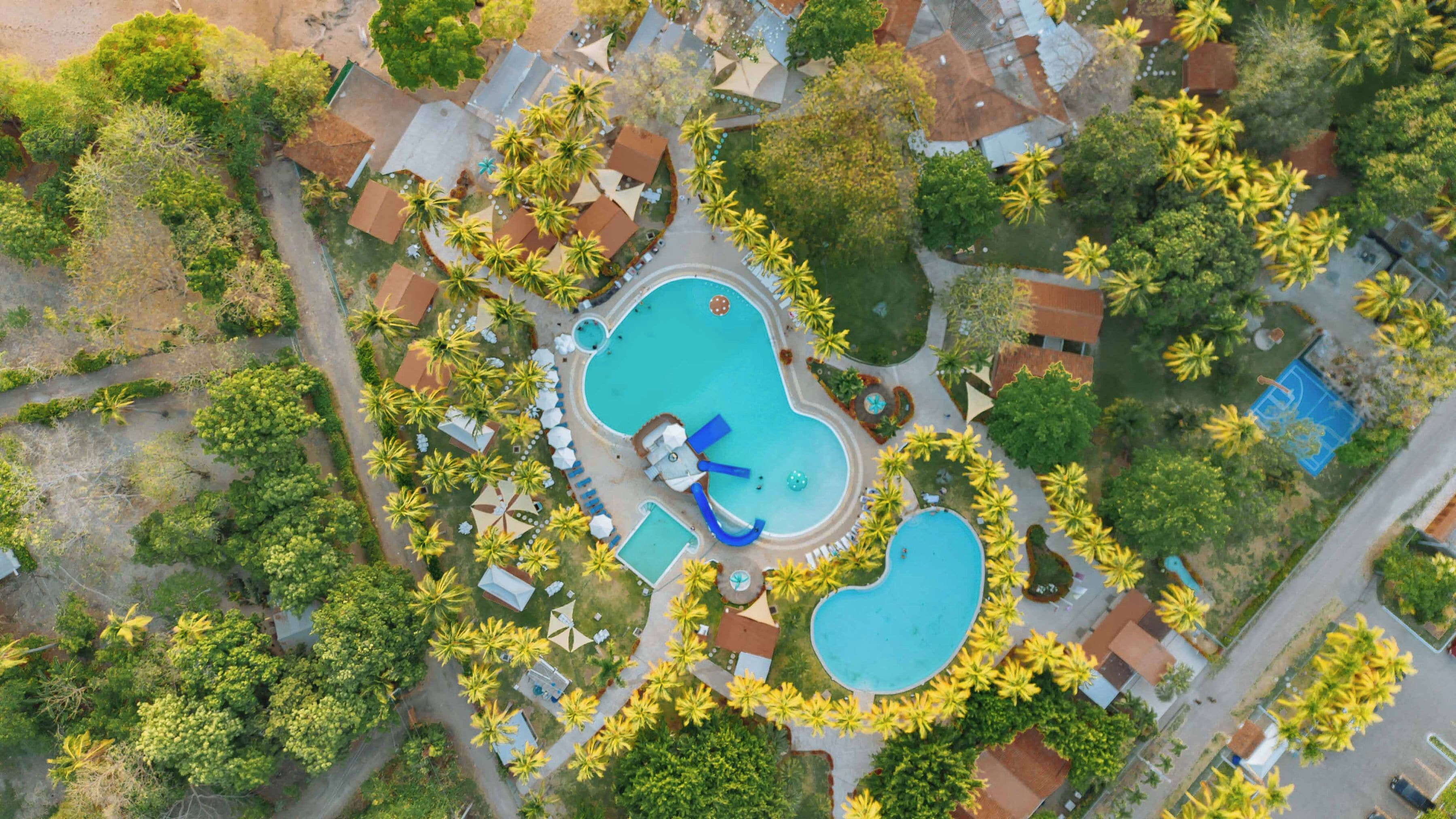 Alberca al aire libre 