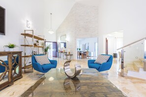 Living area - Villa Desiree - Family Villa in Cocotal (Punta Cana)