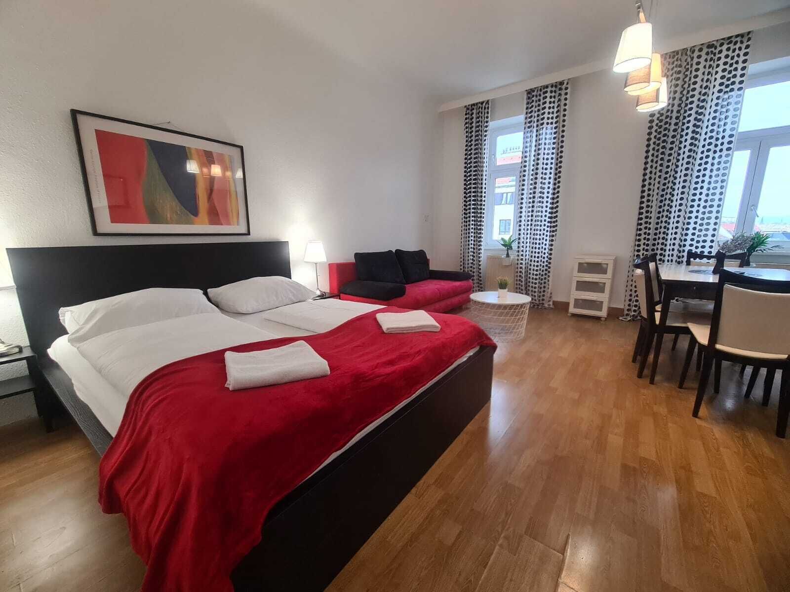 Basic-Apartment | Bügeleisen/Bügelbrett, kostenloses WLAN