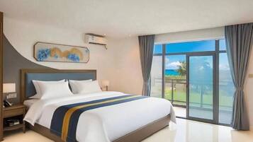 Panoramic-Doppelzimmer | Verdunkelungsvorhänge, kostenloses WLAN