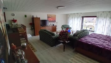 1 bedroom, iron/ironing board, travel cot, free WiFi