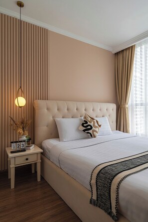 Langsir/tirai gelap terus, seterika/papan seterika, Wi-fi percuma 