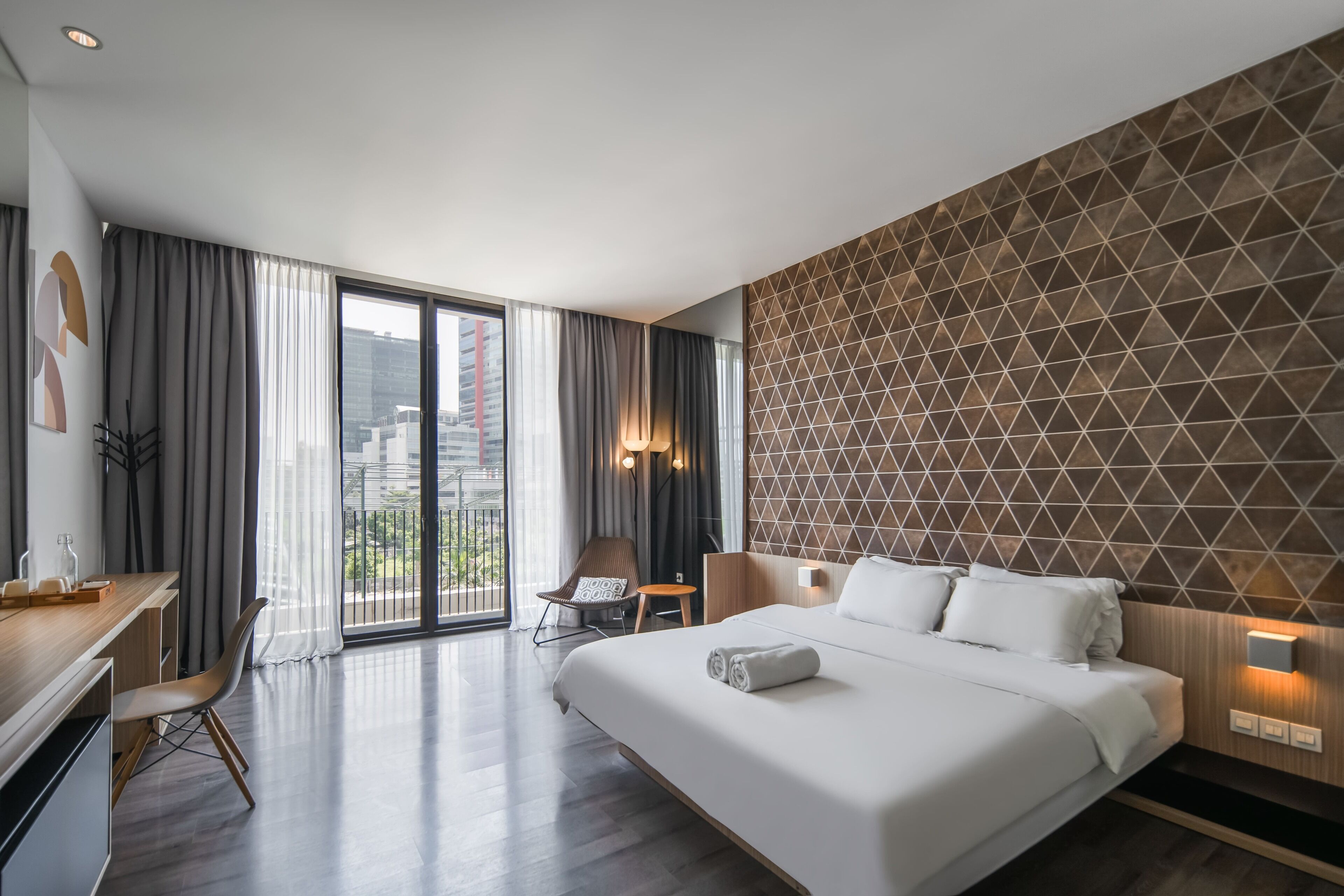 Phòng Premium | Truy cập Internet không dây miễn phí, bộ trải giường 