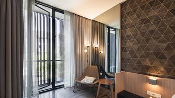 Kamar Deluks | Wi-Fi gratis dan seprai linen