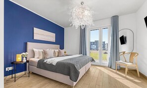 2 bedrooms, iron/ironing board, travel cot, free WiFi - Knuts Hafenlounge - Terrace, Infrared Sauna, Private Parking Space, Sea View (Olpenitz)