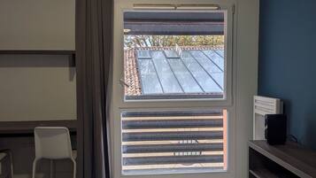 Desk, iron/ironing board, free WiFi, bed sheets