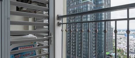 豪華公寓, 1 張特大雙人床和 1 張沙發床, 陽台, 城市景觀 | 庭園