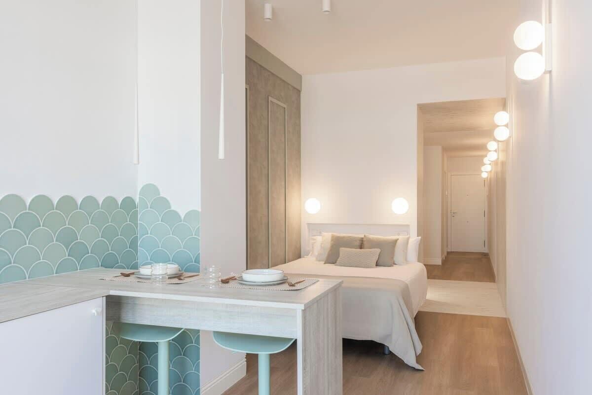 1 habitación, tabla de planchar con plancha, wifi y ropa de cama 