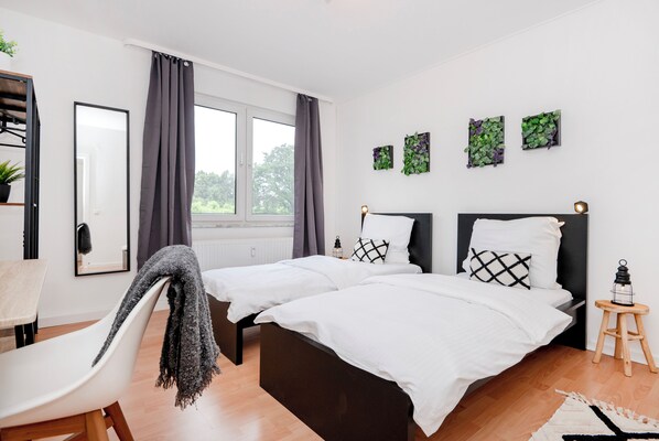 2 Schlafzimmer, WLAN, Bettwäsche