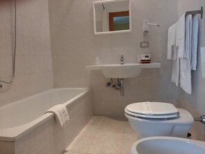 Hair dryer, towels, soap, shampoo - Albergo Conte Max (Capracotta)