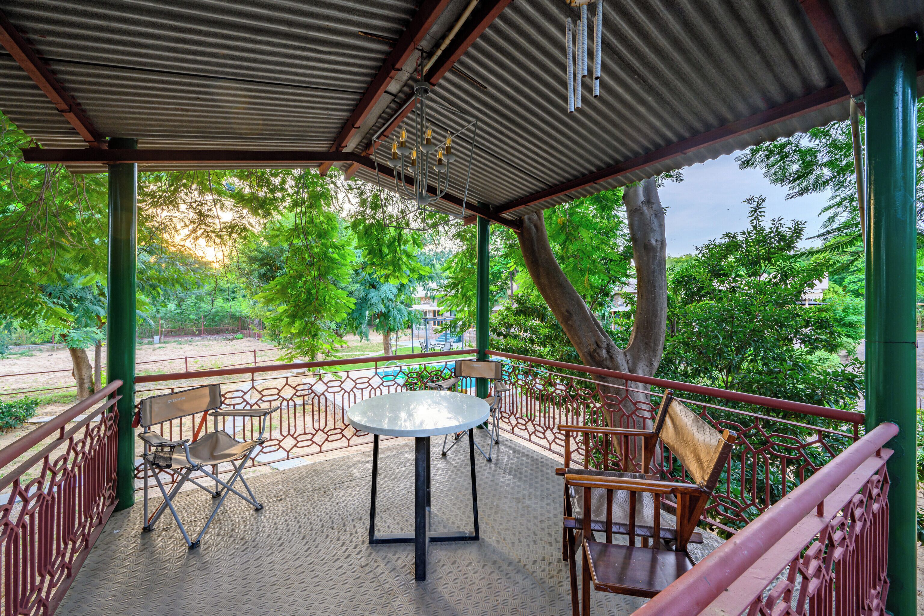Standard Double Room, Patio, Pool View | View from room