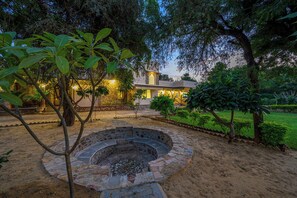 Front of property – evening/night