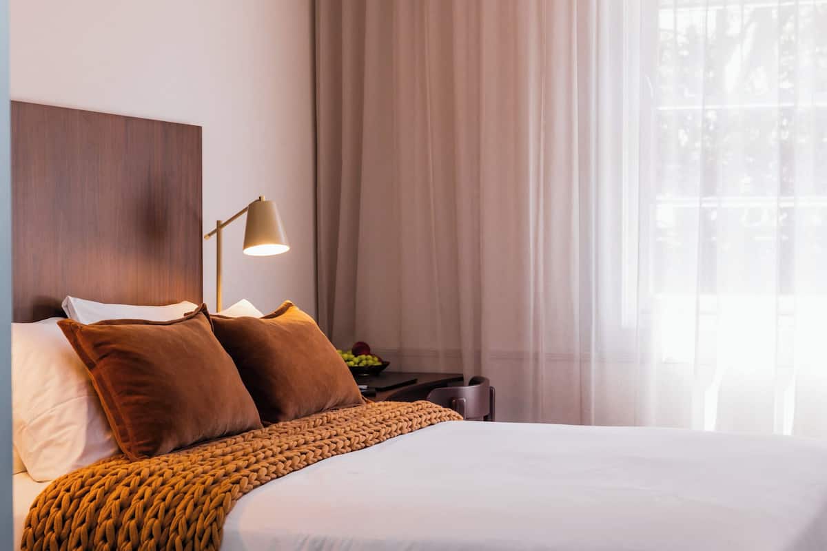 In-room safe, desk, laptop workspace, iron/ironing board