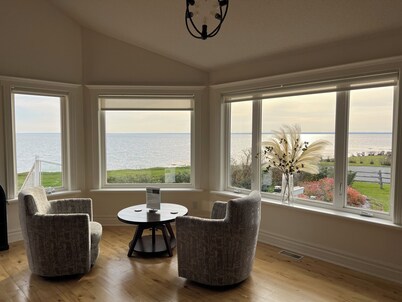 LUX Oceanfront retreat. Coastal stay in northern New Brunswick. Ocean views