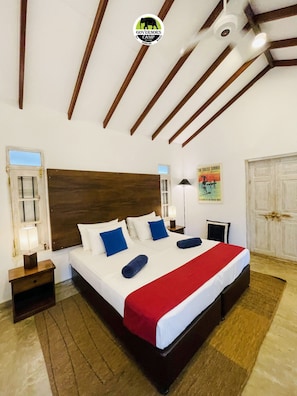 Deluxe Double Room, Patio, Garden View | Premium bedding, individually furnished, bed sheets - Governors Camp Wilpattu (wilpattu)