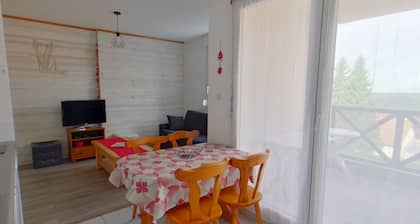 Gemütliche Wohnung an der Skipiste für 4, Prémanon