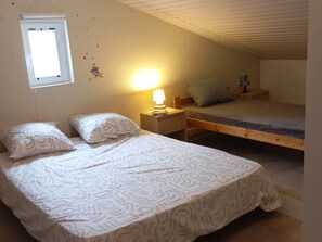 2 slaapkamers, beddengoed