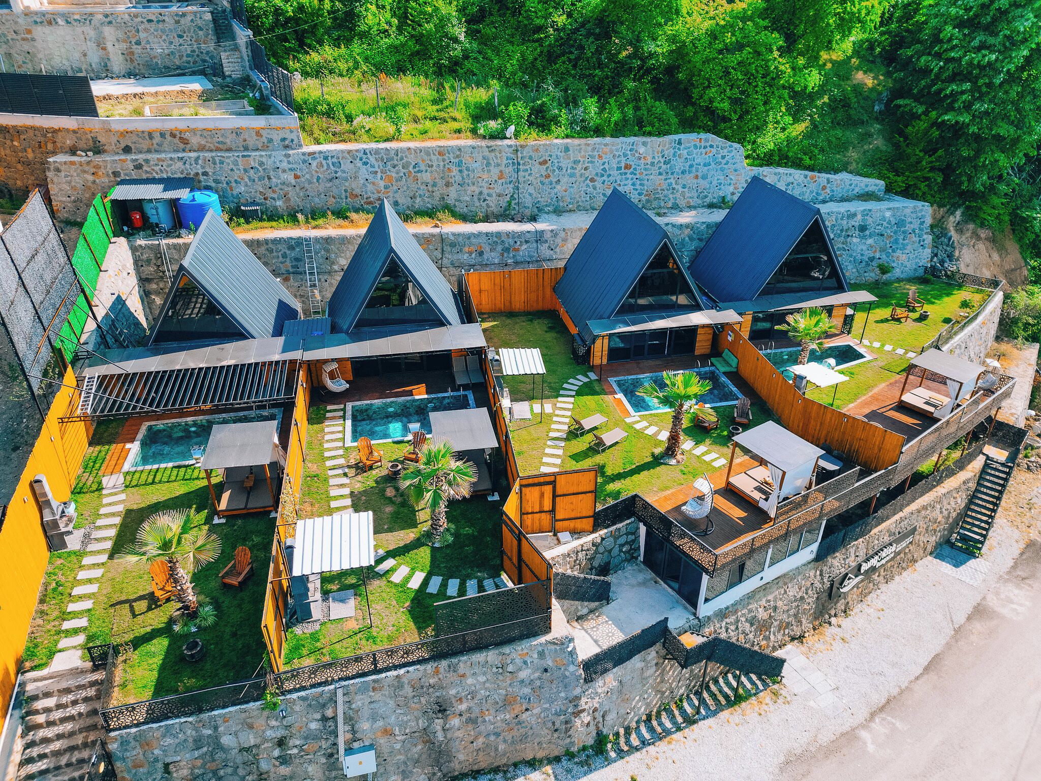 Fassade der Unterkunft