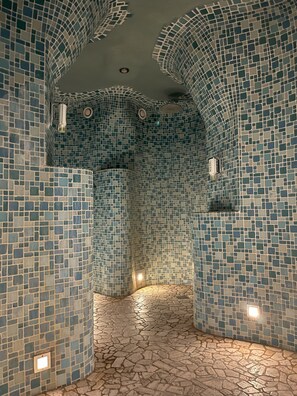 Een sauna, een stoombad