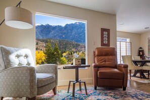 Interior - New Listing! Alpenglow Views | Walk to Main St | Fireplace (Ouray)