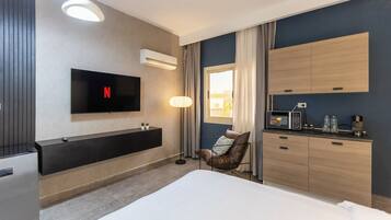 Lejlighed - udsigt til have | Minibar, strygejern/strygebræt, gratis Wi-Fi