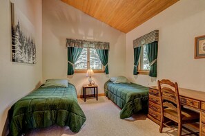 2 bedrooms, travel crib, WiFi, bed sheets