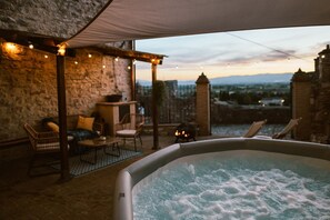 Terrace/patio - Casa di Lucy | Wellness Cave & Panoramic View (Spello)
