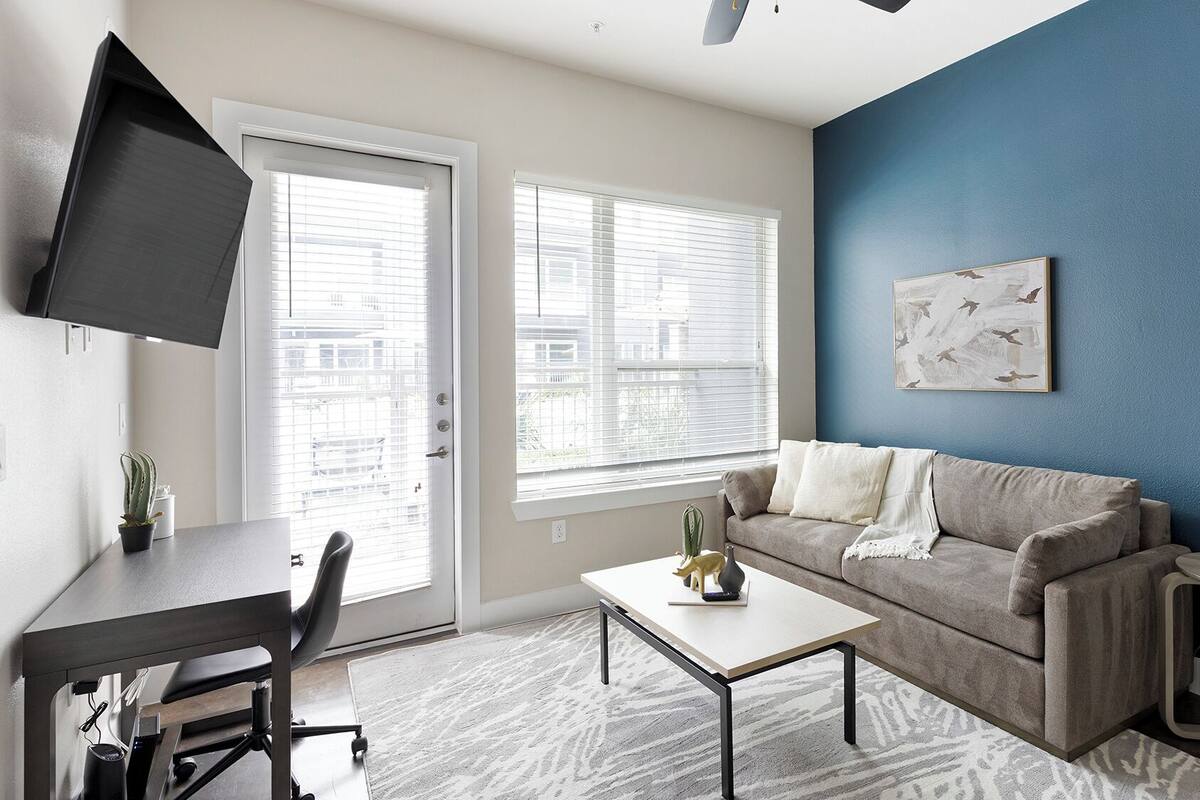 Apartment (1 Bedroom) | Living area