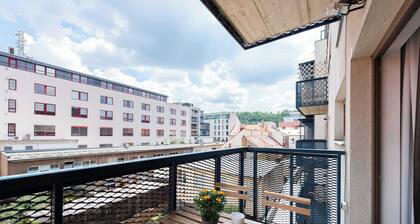 Family apartment with balcony in center of Prague