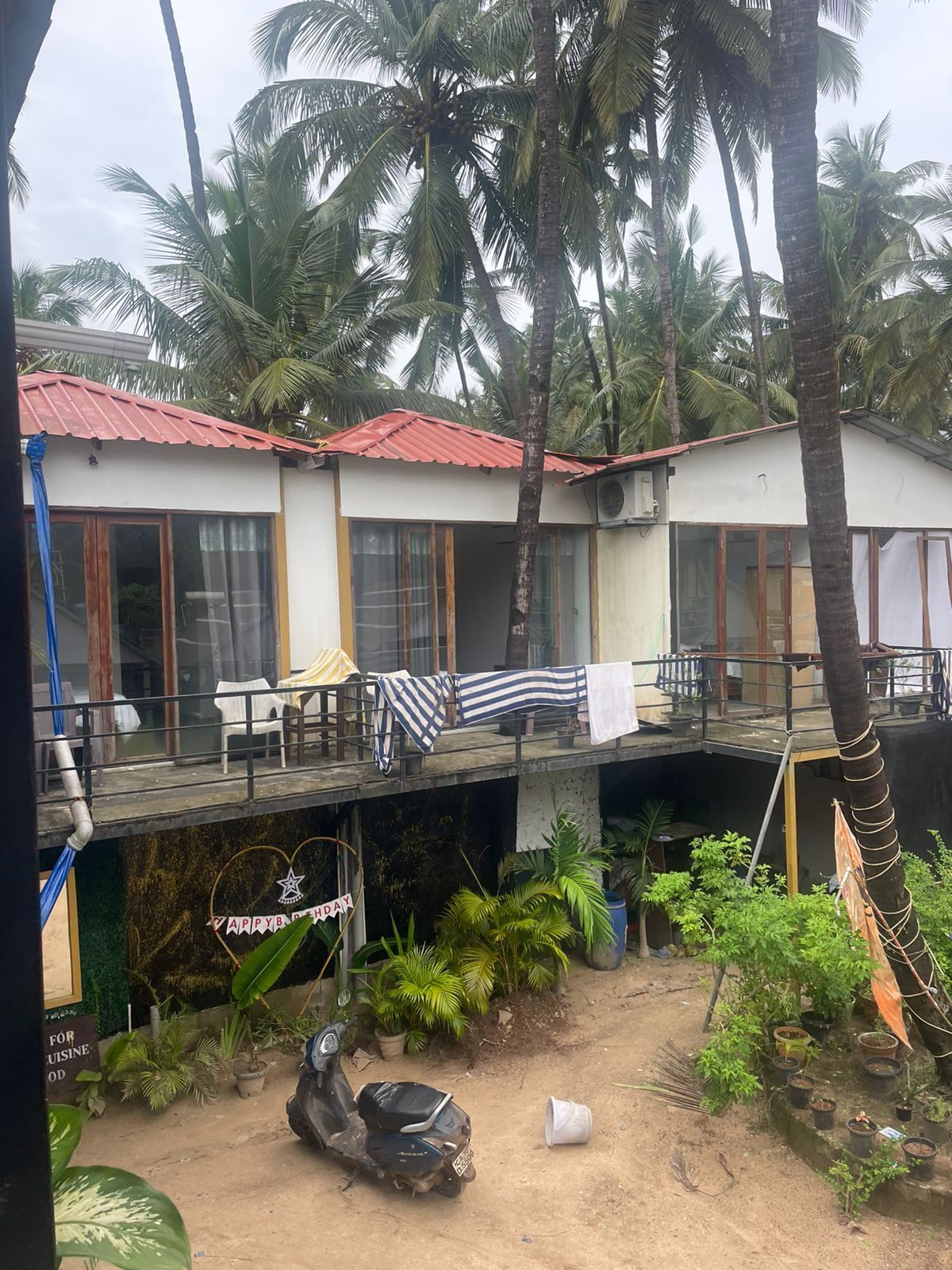 Fassade der Unterkunft