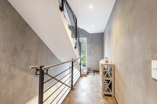 Ferienwohnung 'Buchfink B, 50qm' mit Bergblick, privater Terrasse und WLAN