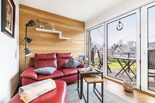 Apartment 'Ferienwohnung Drossel D, 50qm' mit Bergblick, gemeinsamer Terrasse und WLAN