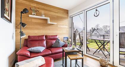 Apartment 'Ferienwohnung Drossel D, 50qm' mit Bergblick, gemeinsamer Terrasse und WLAN