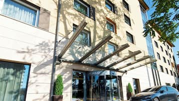 Overnatningsstedets facade