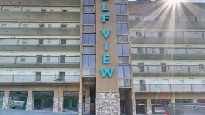 A multi-story building with a prominent sign reading "GOLFVIEW". - 2 Mi to Dollywood! Golfview Resort Condo w/ Pools (Pigeon Forge)