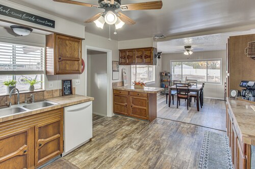 On 17-acre Lot w/ Barn & Patio: Rural Aztec Home