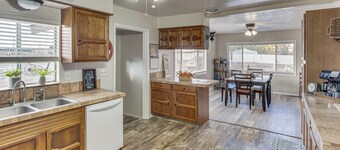 On 17-acre Lot w/ Barn & Patio: Rural Aztec Home