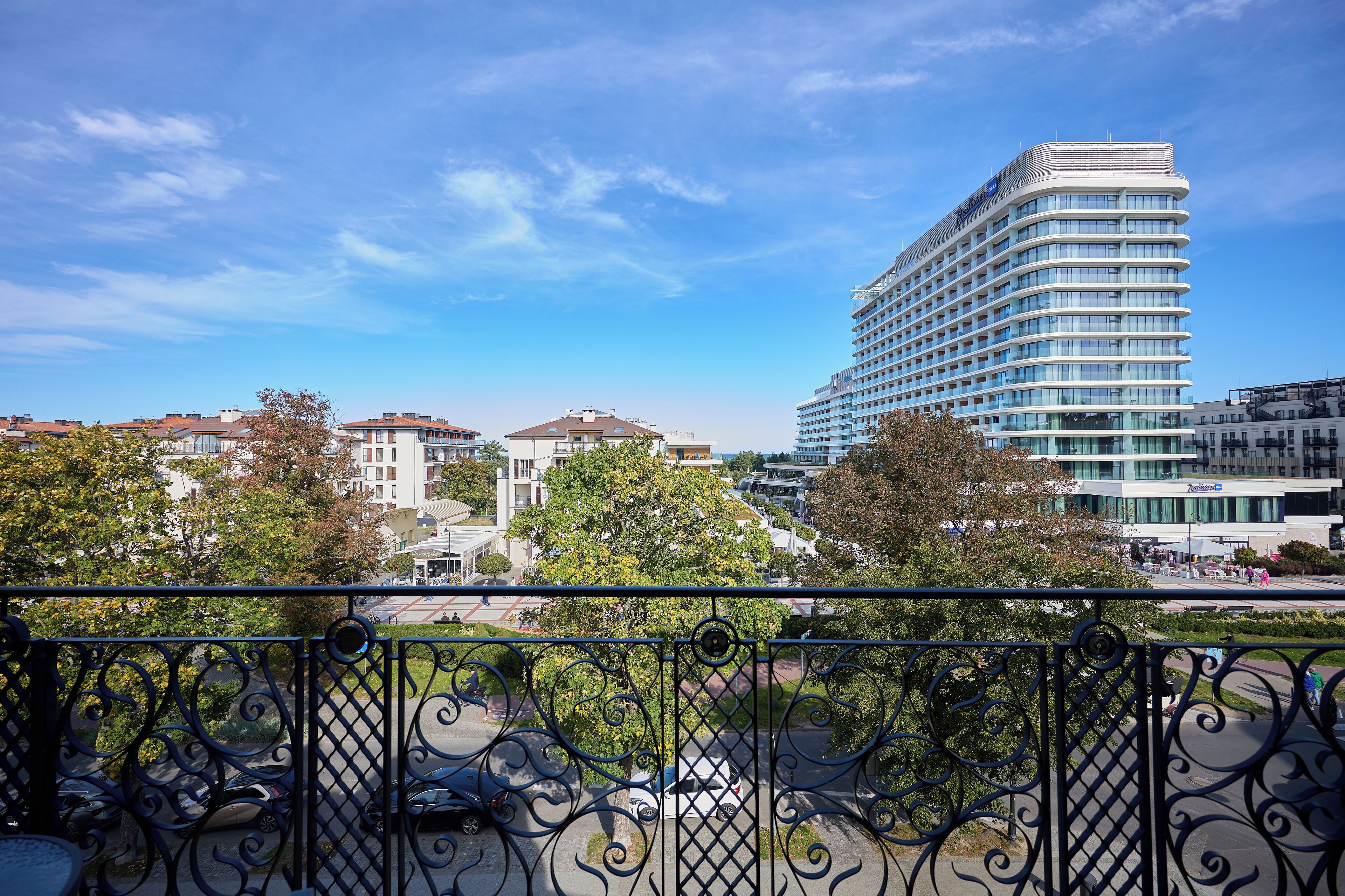 Comfort Apartment, Kitchenette, Mezzanine | Balcony view