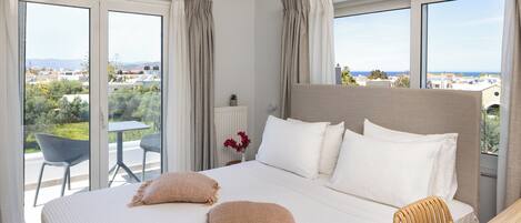 Family Apartment, Pool View | In-room safe, desk, laptop workspace, blackout curtains