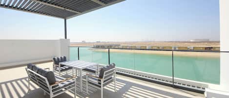 Villa, 4 Bedrooms, Beach View, Beachfront | Balcony view