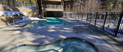 Una piscina climatizada