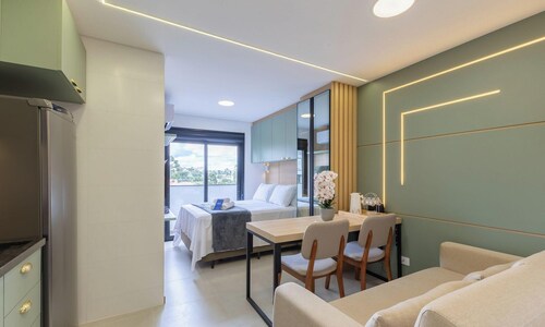 Your Complete Stay in a Building With a gym in the Best Location in Curitiba - Plas