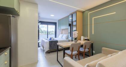 Your Complete Stay in a Building With a gym in the Best Location in Curitiba - Plas