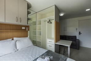 Basic Apartment | 1 bedroom, free WiFi - Your Complete Stay in a Building With a gym in the Best Location in Curitiba - Plas (Curitiba)